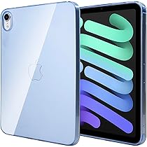 Apple iPad mini 第7世代　ブルー　本体 クリアケース付き iPad Apple mini 7 2024モデル 第7世代 ケース 耐衝撃 カバー